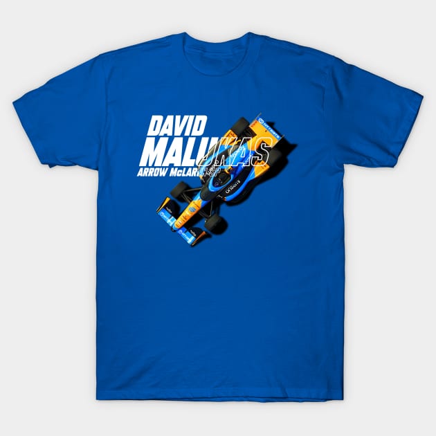 David Malukas 2024 (dark colors) T-Shirt by Sway Bar Designs